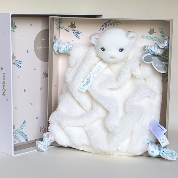Kaloo Brand New Ivory Bear  Doudou /Lovey/Security blanket for  Baby 0+ - Picture 3 of 10